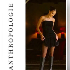 - Anthropologie black Hutch Raney dress- size 0 $275-